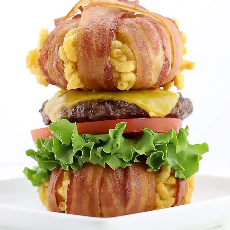 Bacon Wrapped Burger 