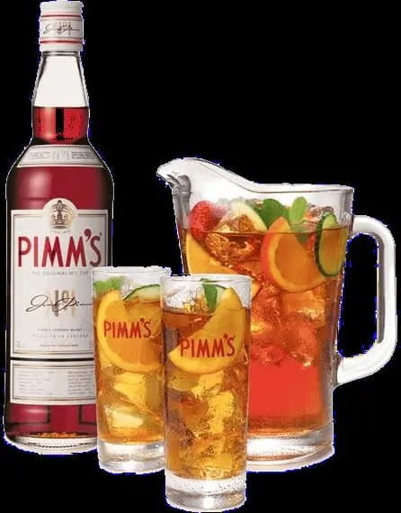A-bottle-of-Pimms-with-glasses-1
