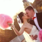 Bride With Candy Floss