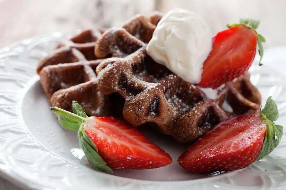 Chocolate Waffles Chocolate Waffles