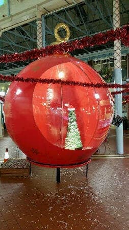 Christmas Bauble Snow Globe