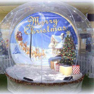 Christmas Snow Globe Hire