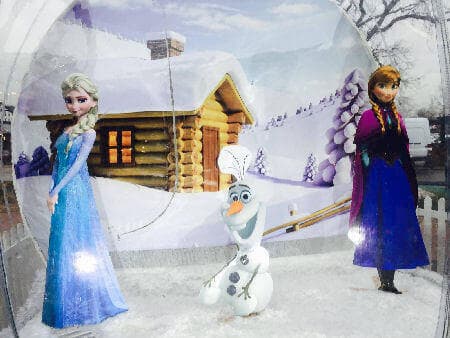 Frozen Themed back drop