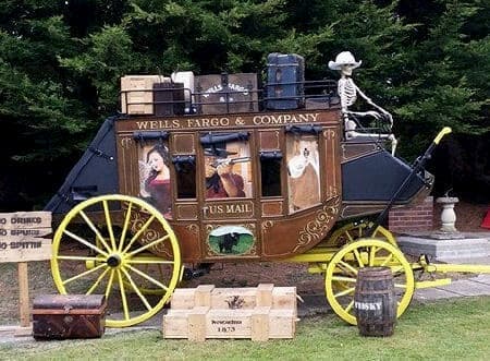 Spooky wild west photo booth hire