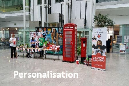Telephone box photo booth hire