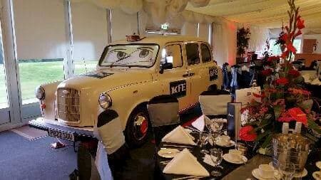 White Taxi Booth For KFE
