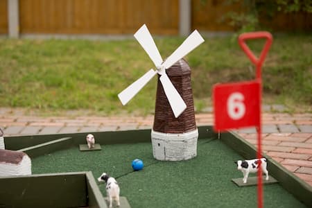Crazy Golf Hire Windmill Obstacle