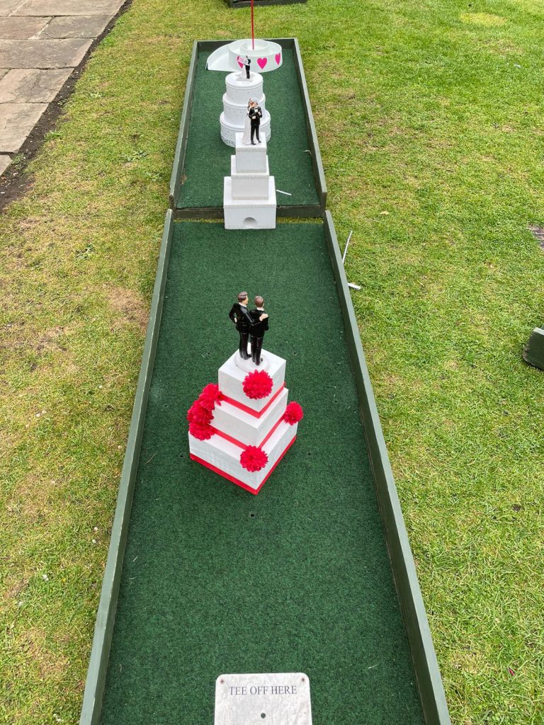 Wedding Golf Hole 4