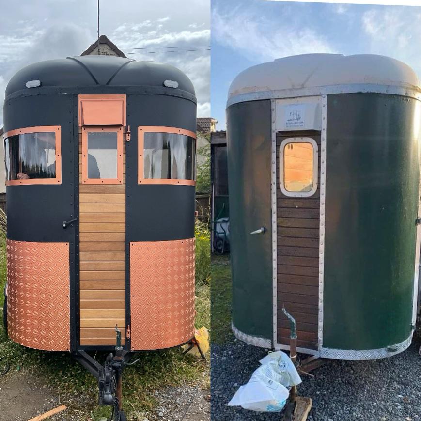 Our Horsebox Food Truck before And After