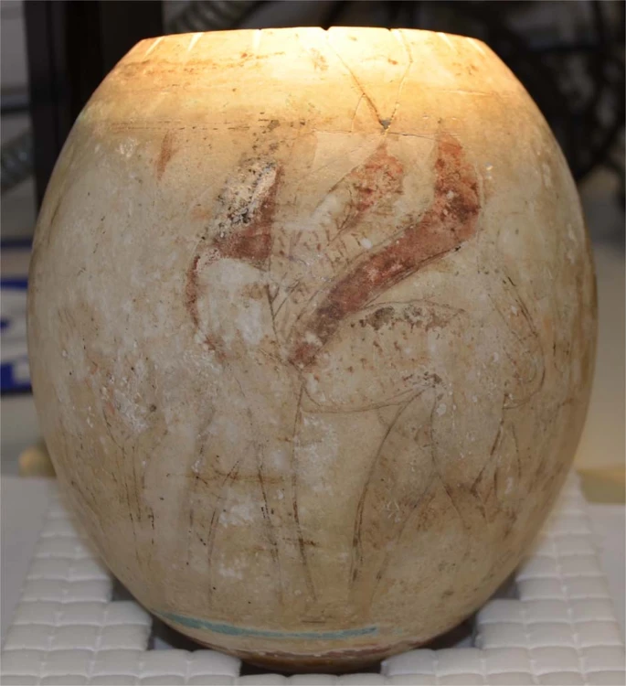 Decorated Ostrich Egg