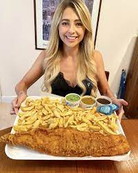 Giant fish and chips