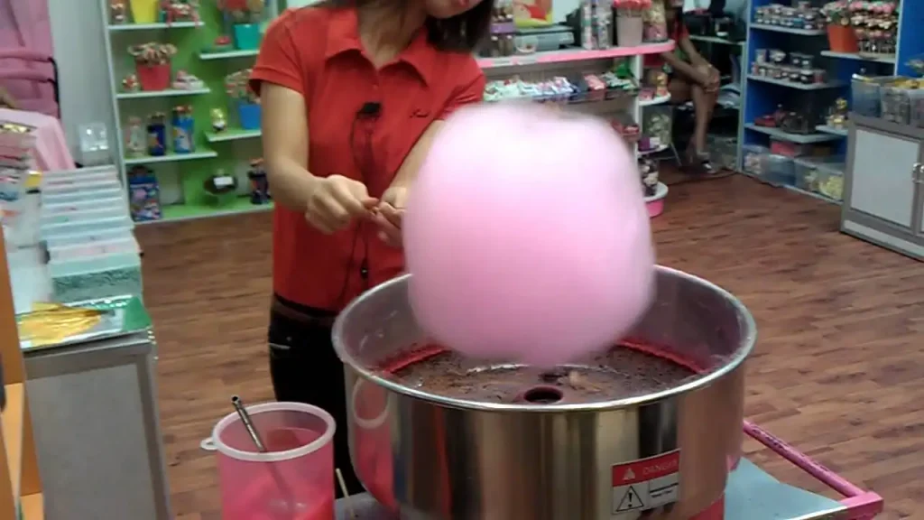 Making Candy Floss