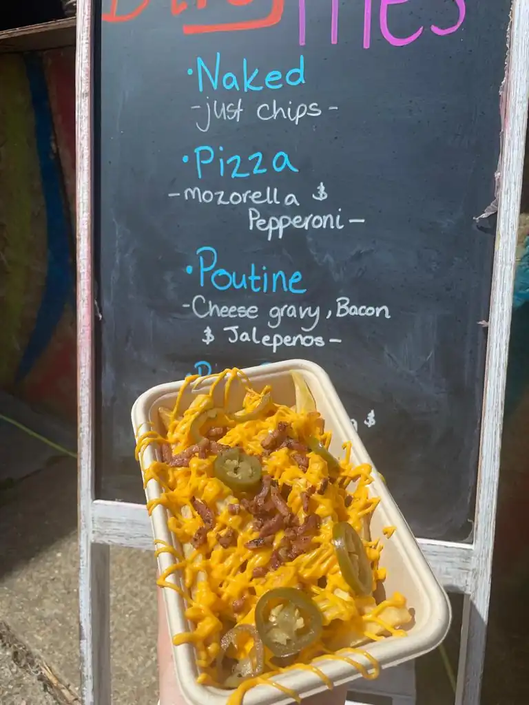 Dirt Fries With Menu