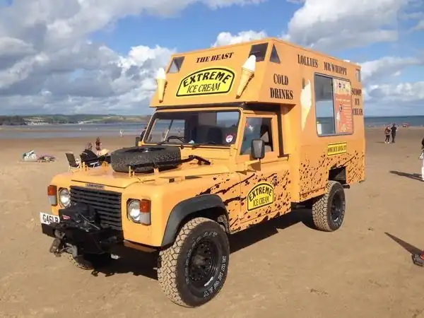 Land Rover ice Cream Truck