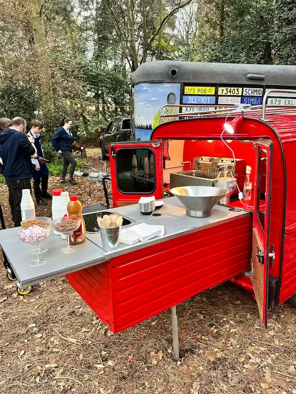 Little Red Doughnut Cart