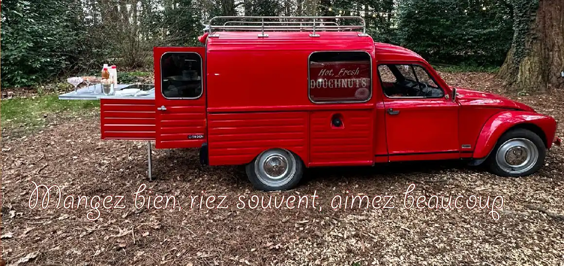 Our Little Red Citroen Food truck