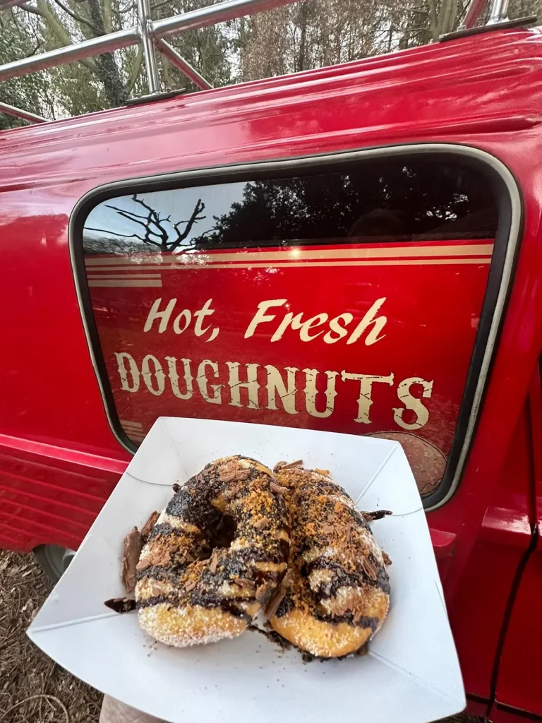 Little Red Screen on our doughnut van