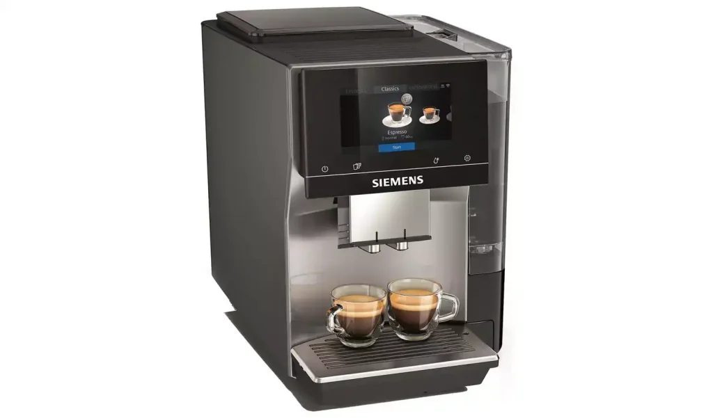 Siemens EQ700 Fully automatic coffee machine.
