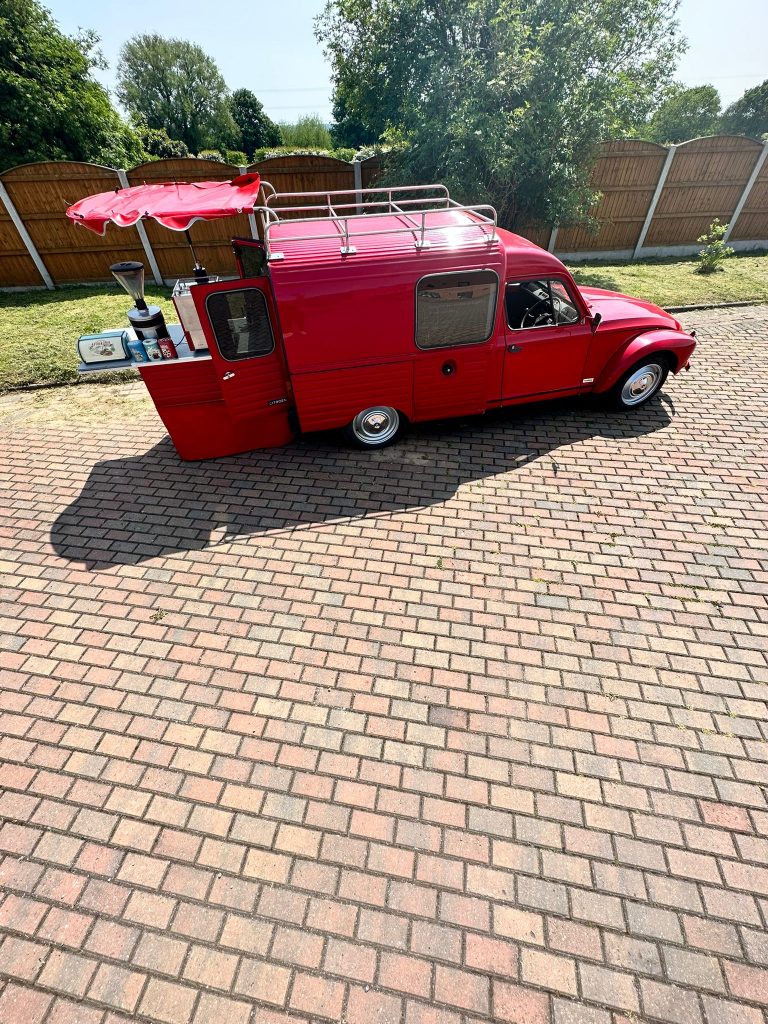 Little red coffee van