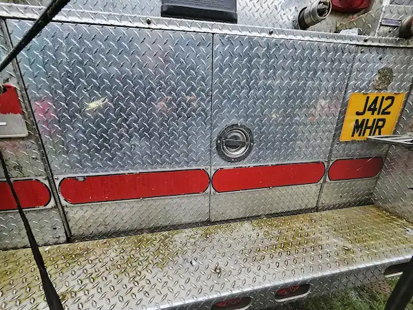 Fire Truck Rear Compartment