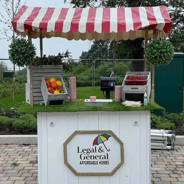 Legal And General Victorian Strawberry And Cream Cart