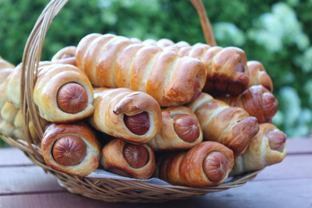 Hot Dog In Rolls