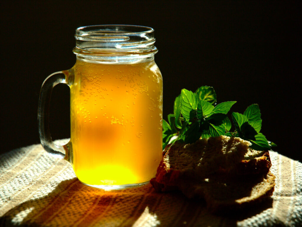 Kvas Fermented Drink From Russia