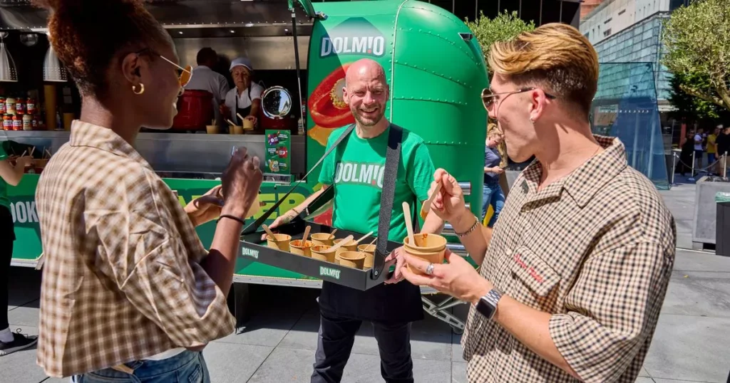 Samples from the Dolmio branded airstream