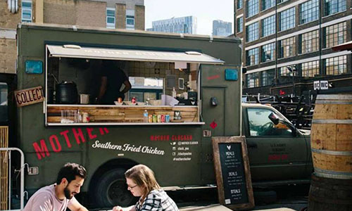 Mother Clucker Ambulance Food Truck