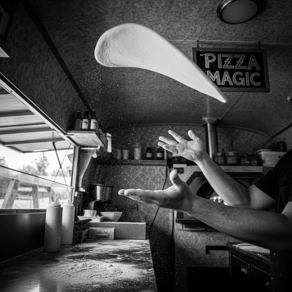 Pizza Dough Tossing