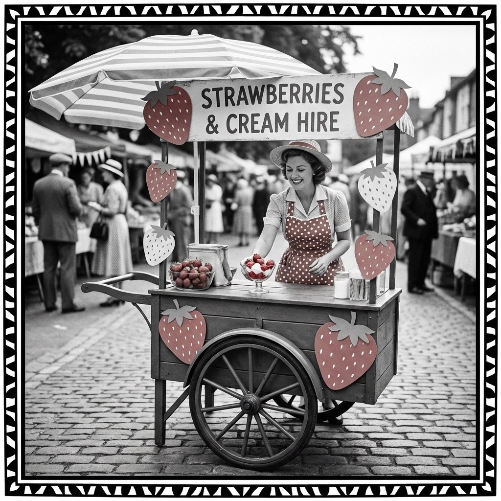 strawberries and cream cart hire bring the taste of summer to your event strawberries and cream cart hire bring the taste of summer to your event