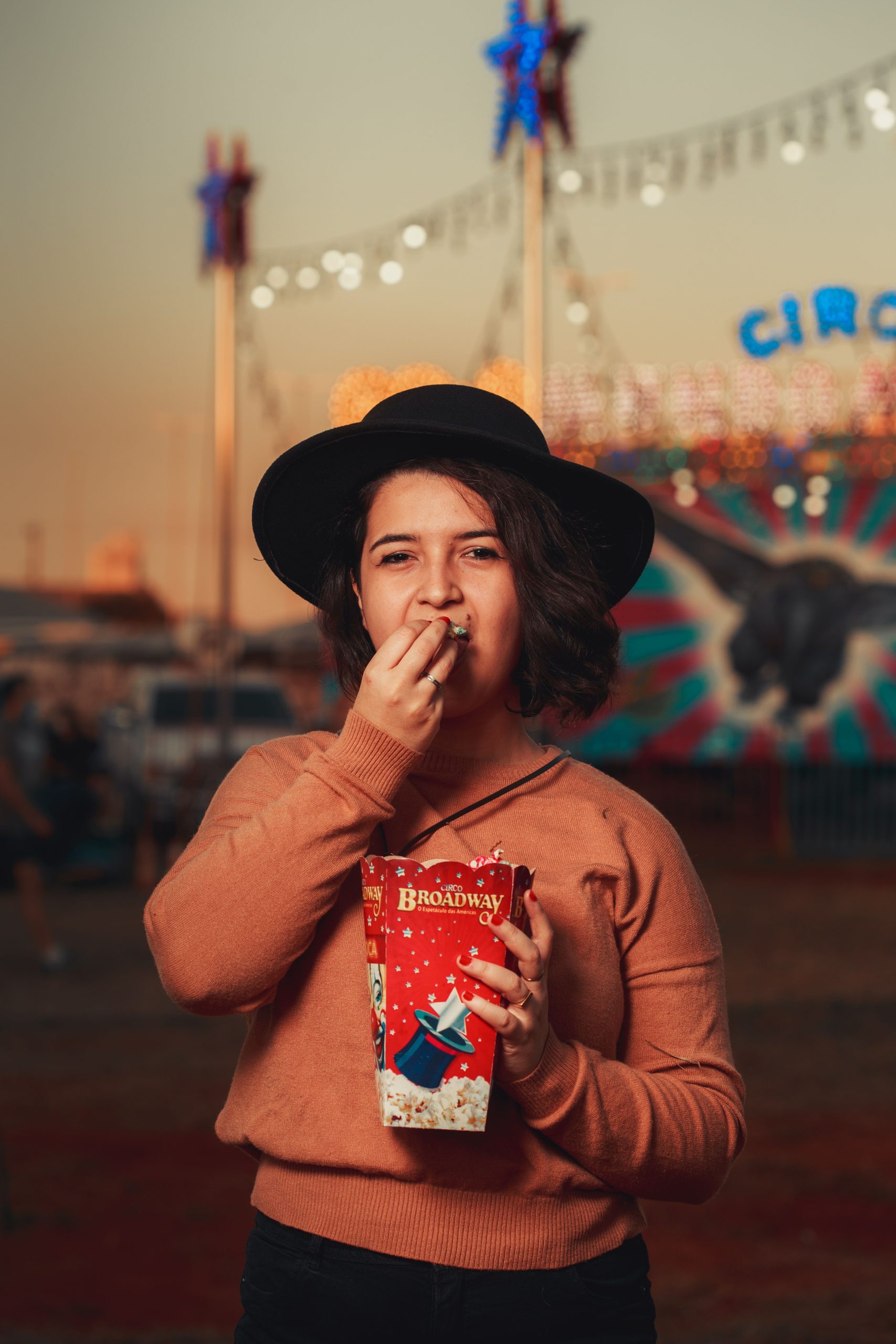 Client Eating Popcorn Client Eating Popcorn